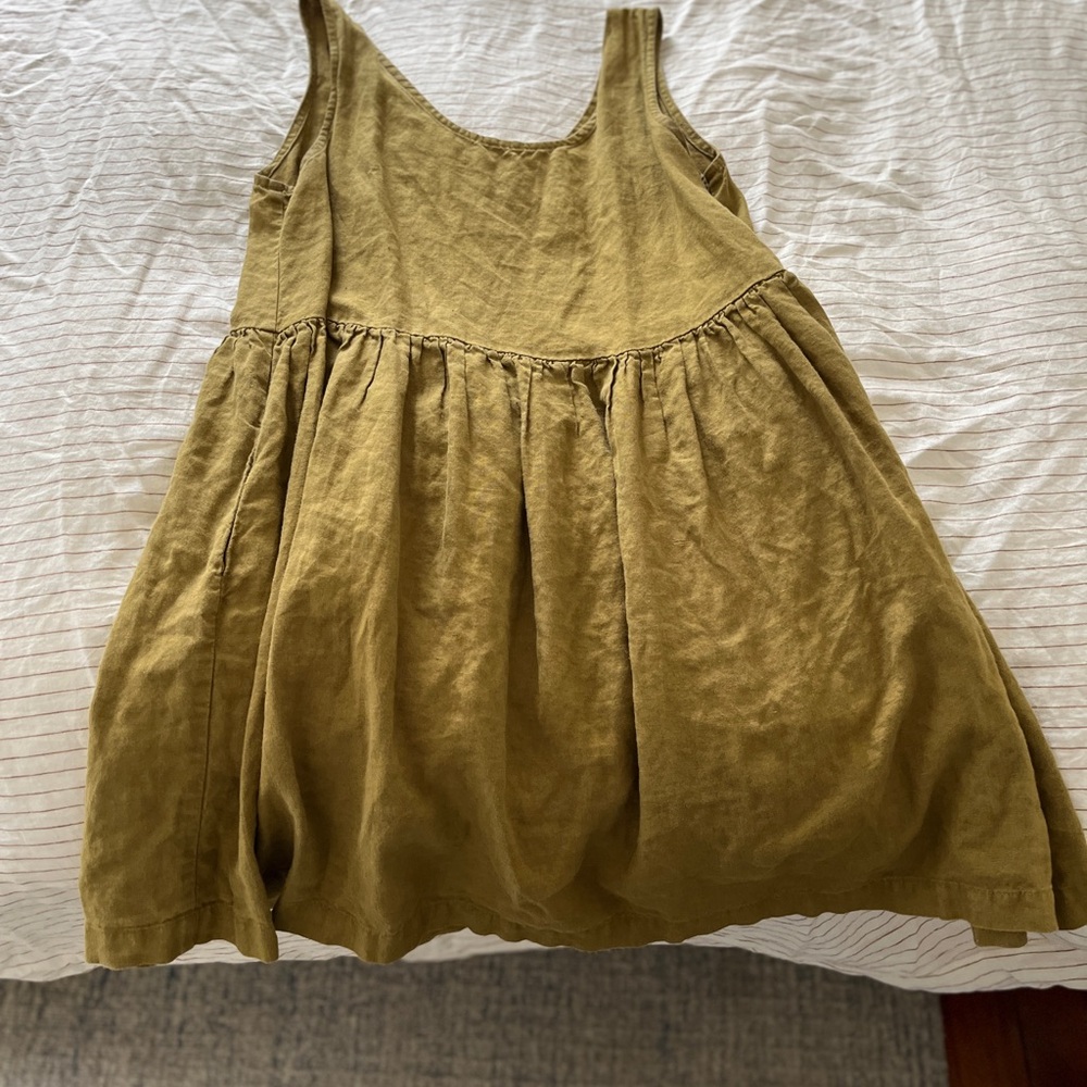 Not Perfect Linen smock dress M/L